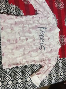 Paris Graphic Print Top