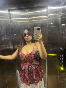 Paisley Print Top
