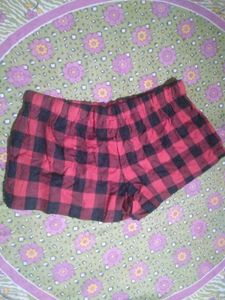 Cozy Plaid Pajama Shorts