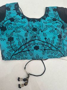 Designer Embroidered Teal lehenga