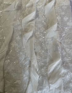 Elegant White Embellished Gown