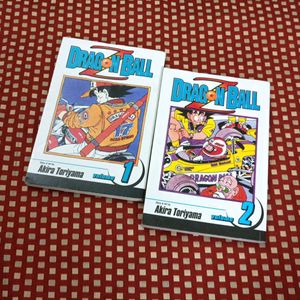 Dragon Ball Z Volume 1 and 2 Manga