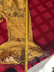 Yellow High Low Kurta Set
