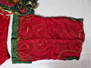 Red Embroidered Lehenga Choli
