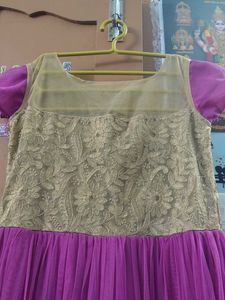 Stunning Magenta Ethnic Gown