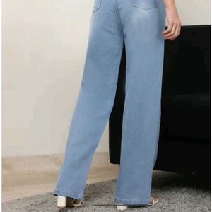 Light Wash Wide Leg Jeans