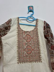 Offwhite women kurta suit set