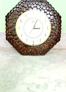 New Big Ajanta Wooden Wall Clock
