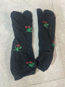 5 pair of black socks for women