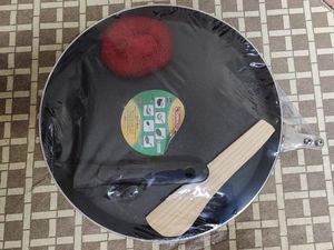 NEW PACKED NONSTICK COOKWARE DOSA TAWA WITH SPATULA AND SCRUBBER