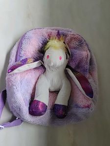 Cute Unicorn Plush Backpack