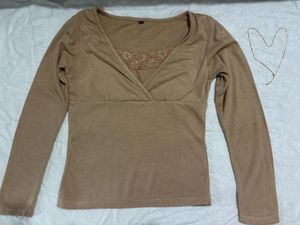 beige with a warm nude undertone 🤎 colour Long Sl