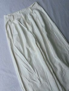 Non see through white pants
