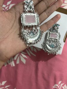 Beautiful Oxidized Jhumka Earrings