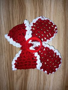 crochet bow hair accessories