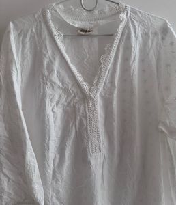 Diza / Westside - Cut Work White Kurta