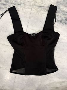 F21 Lace Trimmed Sheer corset (xs)