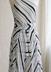 Striped One-Shoulder Jumpsuit