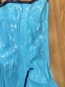 Blue Punk Corset Top