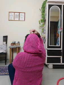 hoodie Knit Sweater