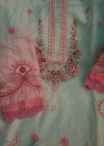 Elegant Embroidered Kurta Set