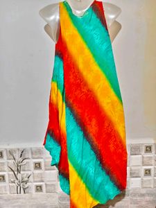 🔥 BUY 1, GET 1 FREE 🔥Tie-Dye Layered Ethnic Gown