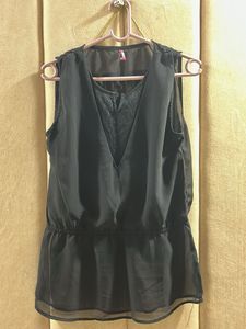Black Fancy Top