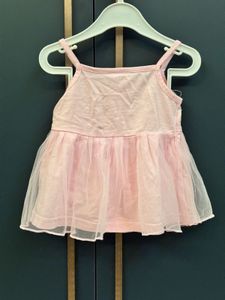 Cute Pink Baby Dress with Flower