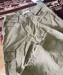 Stylish Olive Green Cargo Pants