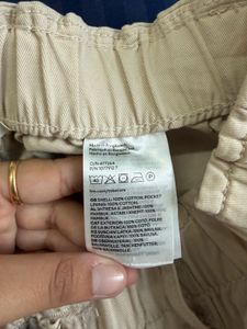 Casual Beige Shorts