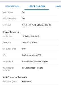 Vivo y20| Top Model| Only Screen Glass Is Damage