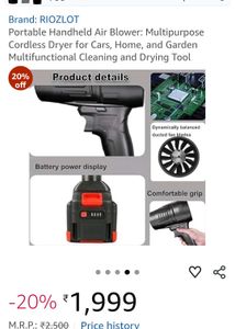 Handheld Air Blower