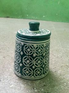 Decorative Ceramic Jar with Lid