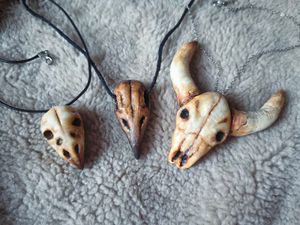 Bull Skull Gothic Pendant