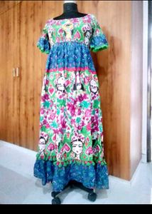 Frida Kahlo Inspired Maxi Dress