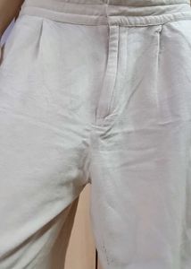 Cream linen pants 🍦