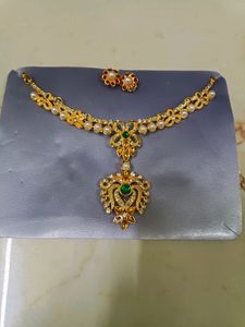 Beautiful Golden Necklace Set