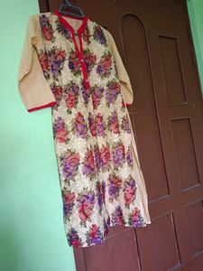 Cream Colour Beautiful Kurta