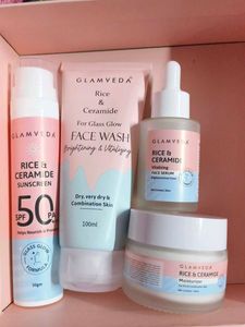Glamveda Rice &amp; Ceramide Skincare Set