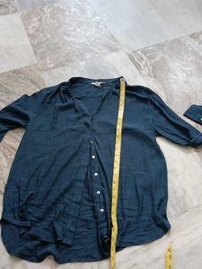 Deep Teal Collared Button-Up Shirt