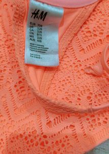 Coral Crochet Bikini Set