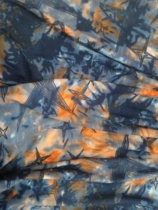 Stylish Tie-Dye Star Print Top