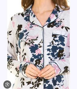 George Floral Print Pajama Top