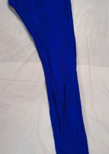 Royal Blue Chudidar Pants shinning look