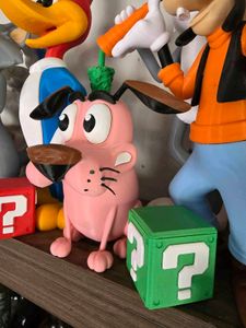 Courage the Cowardly Dog Figurine 3d printed