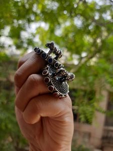 Elephant Silver Ring