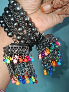 Boho Multicolor Jhumka Bangles
