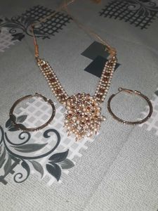 Elegant Indian Necklace &amp; Earring Set