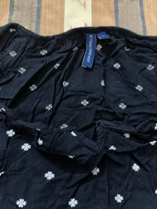 Fame Forever Black Printed Top