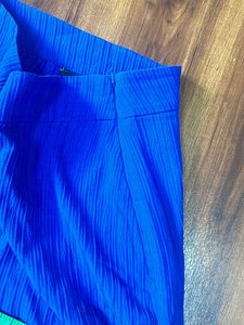 High waist Vero moda xs size blue pant side zip